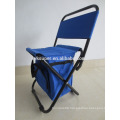 Easy carry folding fishing chair with backpack